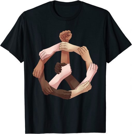 Black History Month Juneteenth 2022 Melanin Peace Hands T-Shirt