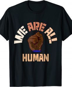 Black History is American History - We Are All Human - BHM Tee Shirt