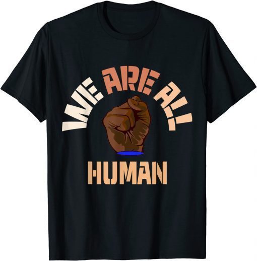 Black History is American History - We Are All Human - BHM Tee Shirt