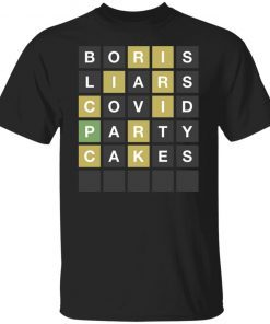 Boris Liars Covid Party Cakes Tee Shirt