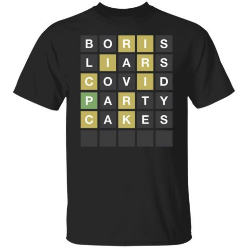 Boris Liars Covid Party Cakes Tee Shirt