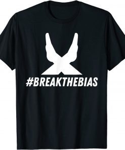 Break the Bias Pose International Women's Day Feminist T-Shirt