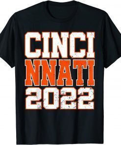 CINCY 'NATI Cincinnati OH Matching Family Couple Travel 2022 T-Shirt