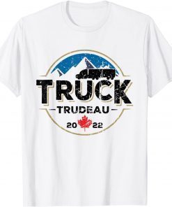 Canada Freedom Convoy 2022 Truck Trudeau Canadian Truckers T-Shirt