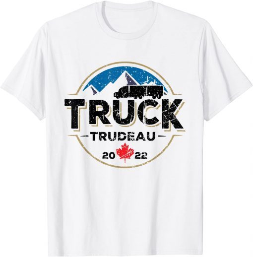 Canada Freedom Convoy 2022 Truck Trudeau Canadian Truckers T-Shirt