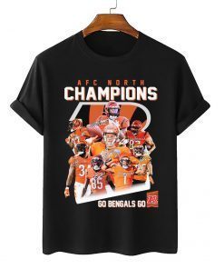 Cincinnati Bengals 2022 Champion AFC North Division T-shirt