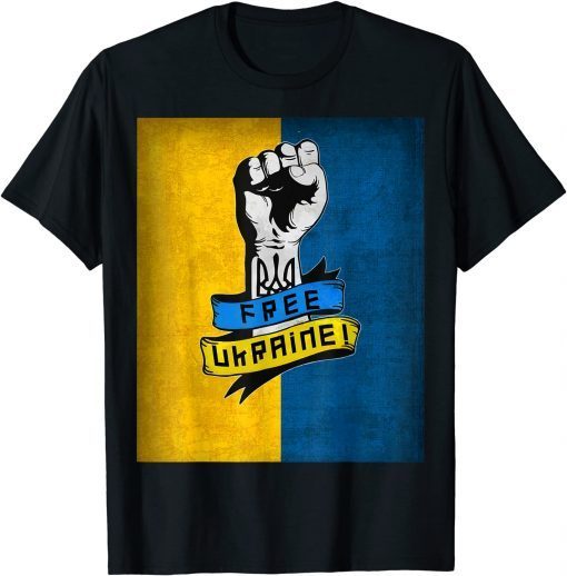 Free Ukraine I Stand With Ukraine Pray For Ukraine T-Shirt