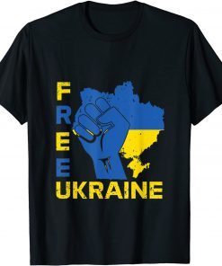 Free Ukraine, We Stand With Ukraine, Support Ukraine T-Shirt