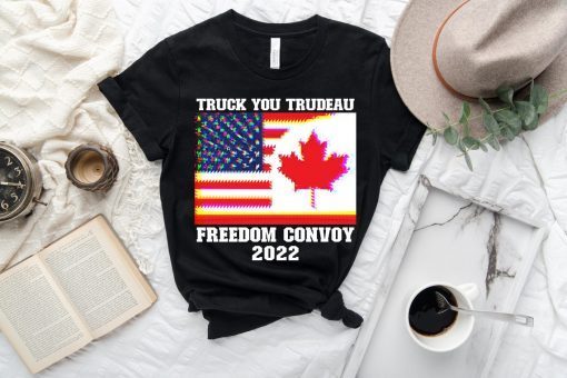 Freedom convoy 2022 American Canadian Flag Shirt