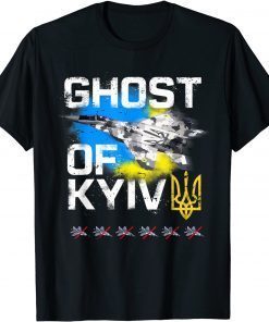 GHOST OF KYIV Ukraine Fighter Jet T-Shirt