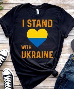 I Stand With Ukraine Support Ukraine Shirt