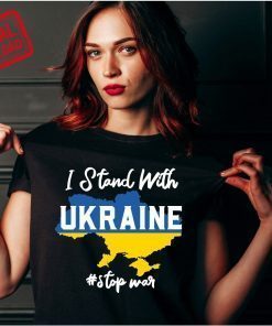 I Stand With Ukraine Support Ukraine T-Shirt