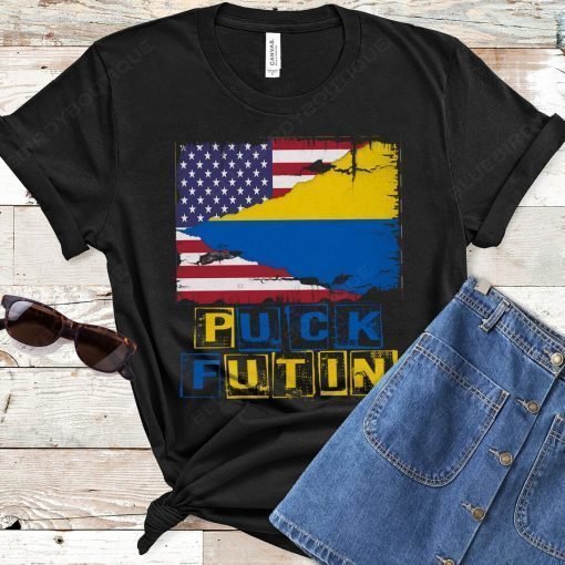 I Stand With Ukraine Ukrainian lover Puck Futin T-Shirt