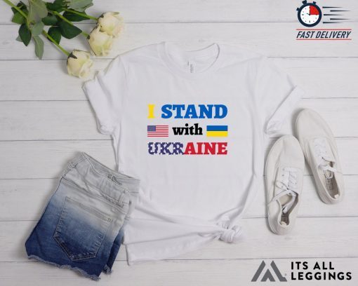 I Stand with Ukraine No War Tee Shirt