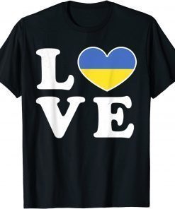 I love Ukraine Flag For Ukrainian Pride Vintage T-Shirt