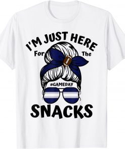 I'm Just Here For The Snacks For Women Football Gameday Fans 2022 Shirt