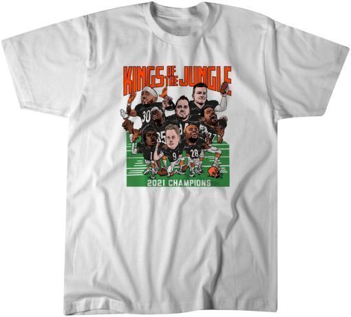 Kings Of The Jungle Caricatures T-shirt