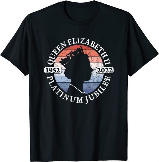 Platinum Jubilee British Monarch Queen 70 Years 2022 Jubilee T-Shirt