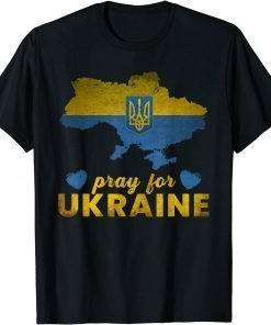 Pray For Ukraine-Stop The War Support Ukrainians T-Shirt