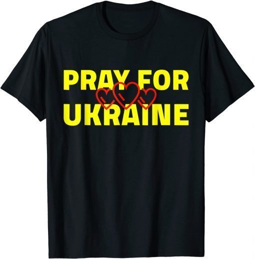 Pray for Ukraine With Ukraine Pray For Ukraine T-Shirt