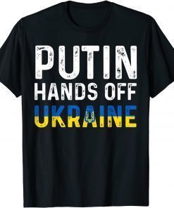 Puck Futin Hands Off Ukraine Support Ukraine T-Shirt