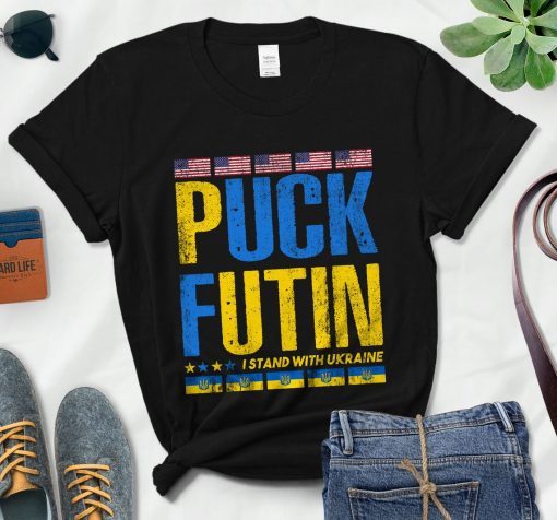 Puck Futin I Stand With Ukraine T-Shirt