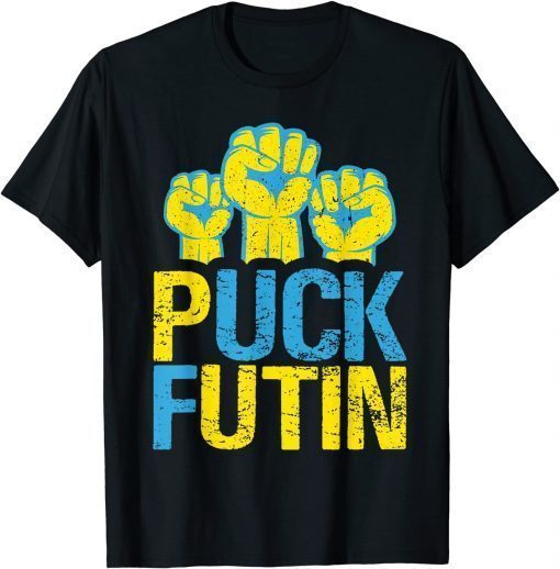 Puck Futin I Stand With Ukraine Ukrainian Gift Shirt