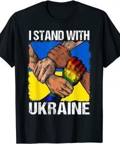 Puck Futin Meme I Stand With Ukraine Ukrainian Flag Ukraine T-Shirt