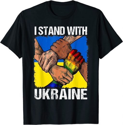 Puck Futin Meme I Stand With Ukraine Ukrainian Flag Ukraine T-Shirt