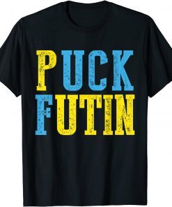 Puck Futin Meme I Stand With Ukraine Ukrainian Lover support T-Shirt