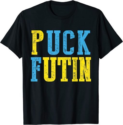 Puck Futin Meme I Stand With Ukraine Ukrainian Lover support T-Shirt