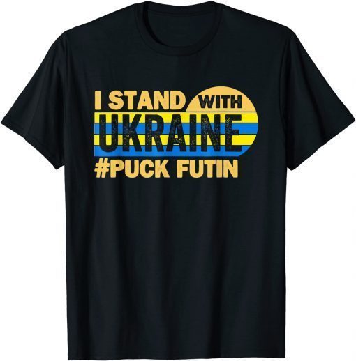 Puck Futin Stand With Ukraine Puck Futin Stand Ukraine T-Shirt