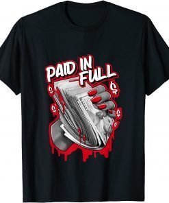 Red Thunder 4s Tee Paid In Full Streetwear 4 Red Thunder T-Shirt