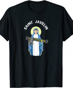 Saint Javelin I Stand With Ukraine Ukrainian Country Support T-Shirt