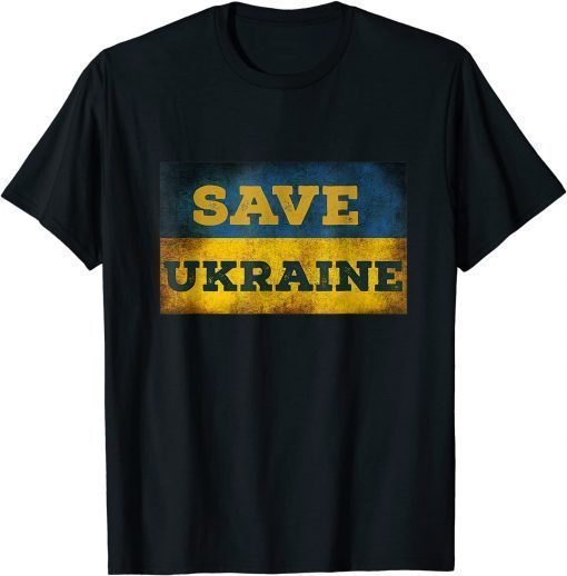 Save Ukraine Surpport I Stand with Ukraine T-Shirt