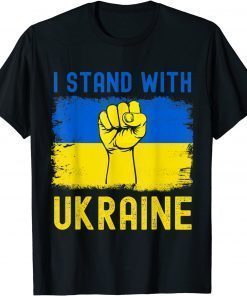 Slava Ukraine Flag and Colors Glory to Ukraine T-Shirt