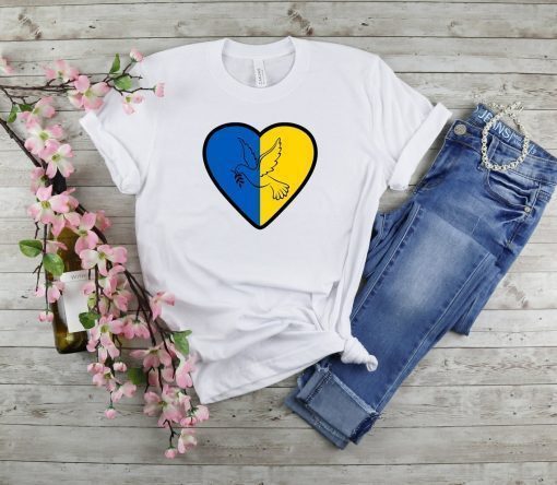 Stop War Peace Dove Pray For Ukraine Shirt