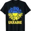 Sunflower Of Peace Ukraine Ukraine Strong Vyshyvanka T-Shirt