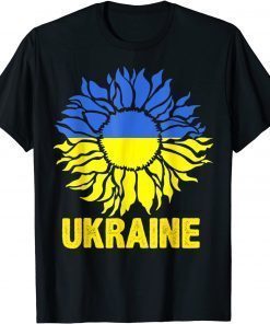 Sunflower Of Peace Ukraine Ukraine Strong Vyshyvanka T-Shirt