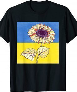 Sunflower Ukrainian Flag I Stand With Ukraine Ukraine Love T-Shirt