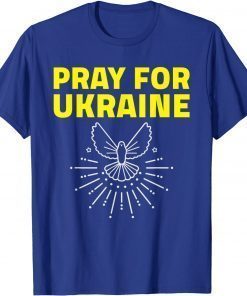Support Ukraine Dove Pray For Ukraine T-Shirt