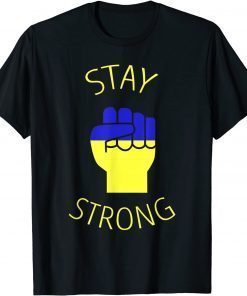 Support Ukraine Stand With Ukraine Ukrainian Flag T-Shirt