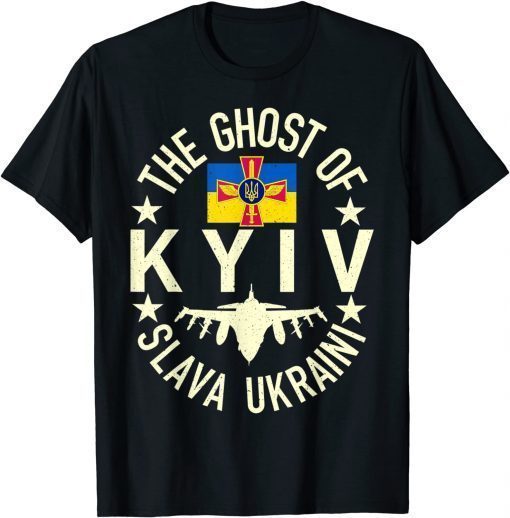 The Ghost of Kyiv, I Stand With Ukraine, Support Ukraine T-Shirt