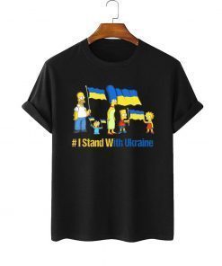 The Simpsons I stand with Ukraine Shirt