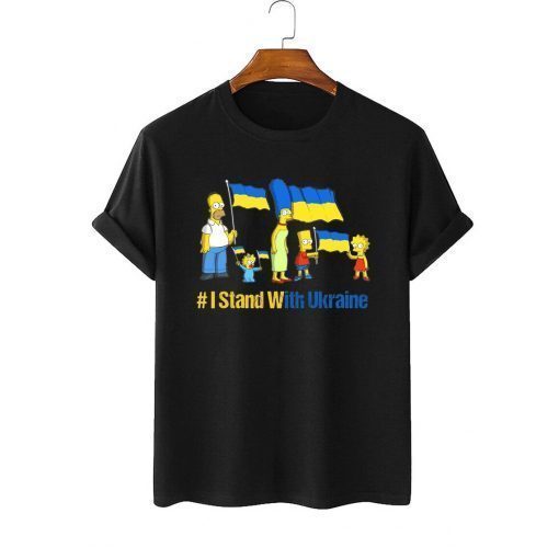 The Simpsons I stand with Ukraine Shirt