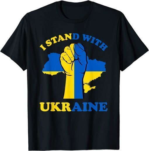 Ukraine Flag I Stand With Ukraine T-Shirt