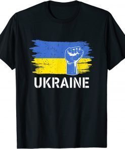 Ukraine Flag Merchandise Ukrainians DNA American Ukrainians T-Shirt