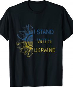 Ukraine Flag Sunflower, Ukrainian Support Lover T-Shirt
