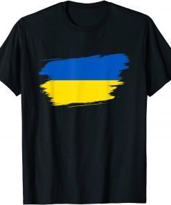 Ukraine Flag Ukrainian Ukraine Pride Heart T-Shirt