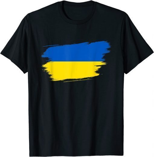 Ukraine Flag Ukrainian Ukraine Pride Heart T-Shirt